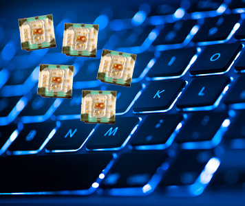 Future Electronics Features Lumex QuasarBrite® 0404 RGB LEDs in THE EDGE