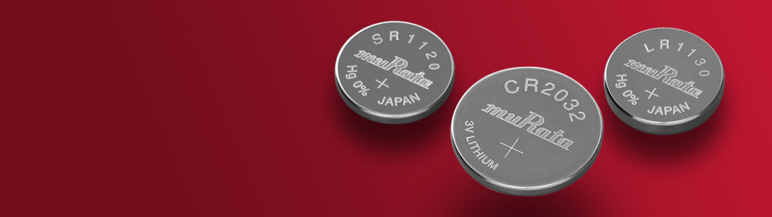 Murata — CR Series Coin Manganese Dioxide 3 V Lithium Batteries