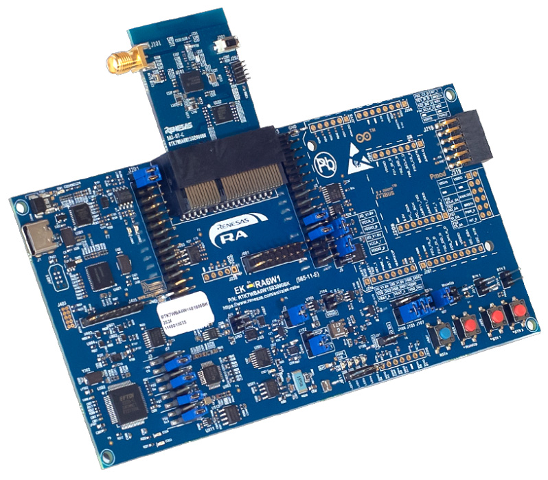Renesas_RRQ61001 and RRQ61051 Ultra-Low Power Wi-Fi 6 IoT Modules Evaluation Kit