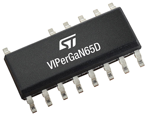 STMicroelectronics — VIPerGAN65D Advanced Quasi-resonant Offline High Voltage Converter with E-mode GaN HEMT