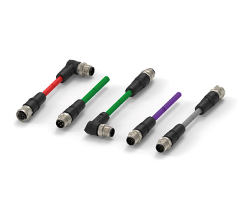 TE Connectivity M12 Industrial Ethernet Cable Assemblies